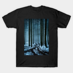 Snowy Forest in the Fog T-Shirt